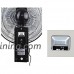 Electric Fan - Shaking Head Timing 5 Leaf 14 Inch Home Remote Control Fan Wall Fan - B07G5D183V